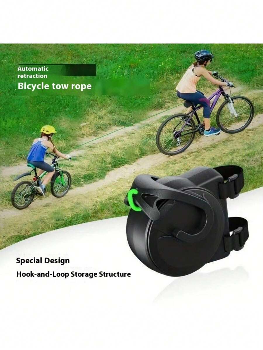 1pc Bicycle Tow Rope, Extendable, Suitable For Mountain Bikes, Parent-Child Design