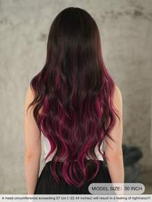 7JHH WIGS Perucă superbă, extra lungă, ondulată, roșie, de 30 de inci, pentru femei, peruci crețe, ondulate și pufoase, cu breton, păr sintetic, peruci complete pentru mașină, pentru ținute zilnice și de petrecere la festivaluri muzicale, pentru costume de Halloween, accesorii de modă potrivite