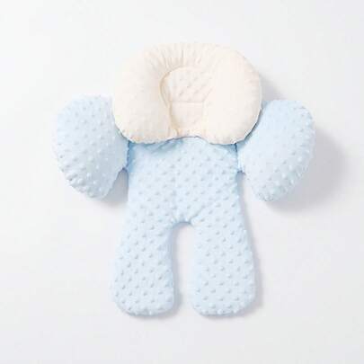 Baby Cotton Blend Stroller Seat Cushion Contrast Color Seat Mattress Pad For Carriage,Bassinet Pram