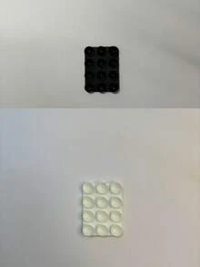 1-4 piezas Agarre adhesivo de silicona para teléfono, soporte adhesivo de silicona antideslizante para teléfono, soporte adhesivo para teléfono, accesorios de manos libres para teléfono para selfies y videos, accesorio de teléfono multifuncional, se ajusta a todos los modelos