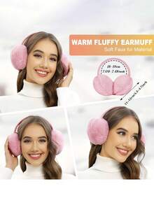 Set de 4 piezas de sombrero de invierno para mujer que incluye gorro, cuello, guantes y orejeras. Forrado de felpa gruesa con pompones lindos. Guantes con pantalla táctil para deportes de invierno y actividades al aire libre.