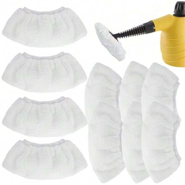 Steam Cleaner Accessories, Universal Reusable Steam Mop Pads, Steam Shot Attachments, Handheld Steam Cleaner Washable Microfiber Cloth