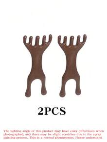 2PCS-Six Claw Comb, Deer Horn Comb, Massage Comb, Scalp Massage, Neck Plastic Meridian Dredging, Head Massage, Scraping Device, Easy To Curl Hair, Not Easy To Damage Hair Follicles, Hair Quality Multi-Color Smooth Hair Handle Comb, Head Massage Comb, Material PP Solid Color Jelly Color Air Comb, Can Be Given As A Gift During Festivals, Back To School, Travel Holiday Essentials, Hairstyle, Hairdressing, Hair Brush, Brush Hair Brush Set, Comb Hair, Comb For Curls, Detangling Brush, Hair Brush For Women, Barber Accessories, Barbershop, Hairdressing Equipment