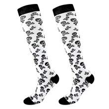 Junely Compression Socks For Women Knee High Socks For Running Athletic Nurses Work Support Travel Flight Sports-9579 - Đa màu6 - Xem 1