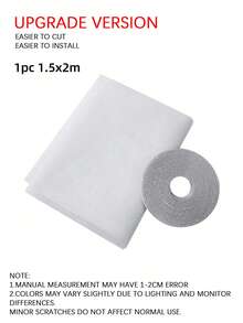 3pcs Self-Adhesive Mosquito Net Screen Kit, Easy Installation Self-Adhesive Mosquito Net, Trimmable Curtain - Home Anti-Insect Mesh Window Replacement Corners, DIY Easy Install Self-Adhesive Mosquito Net Kit - Home Anti-Insect Mesh Window Screen, Other Material [Self-Adhesive White Window Screen] 1 Roll, Self-Adhesive Window Screen, Adjustable Mesh Screen, With Hook And Loop For Free DIY Window Screen, Quick Installation, White, Blocks Insects - Multicolor - View 17