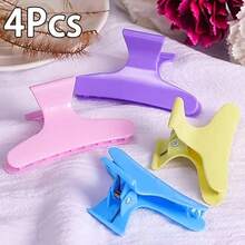 12 Stück Haarklemmen für Styling-Segmentierung, schwarze Schmetterling-Haarklammern für den Salon, zum Schneiden, Stylen, Segmentieren, Färben, Schmetterling-Haarclips, elegante Haarklammern für den Winter