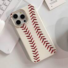 Funda de Teléfono Suave Mate con un Diseño Creativo de Béisbol y Superficie Texturizada, Creada con Tecnología de Impresión UV, Ofrece Protección de 360 Grados, Compatible con Apple  Serie 11 a 16, Perfecta como Regalo de Cumpleaños. - Estilo 1 (1 pieza) - Ver 4