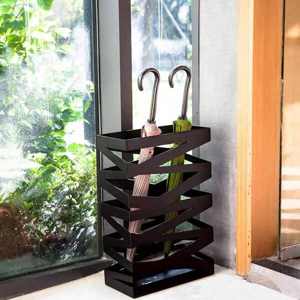 大容量北欧风格雨伞架，适用于教室、酒店大堂的雨伞收纳架，简约设计