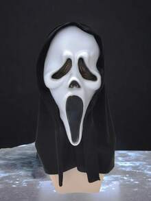 Scary Funny Screaming Face Mask Scary Headgear Adult PROM Props Latex Play Props, Holiday Dress-Up Props(Latex Material) Halloween