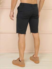 Kit 2 Men's Bermuda Shorts Destroyed Washes - Black and White - View 3