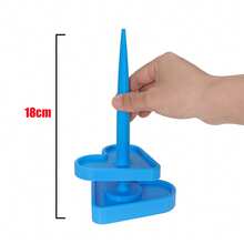 3D Print Vertical Spinning Stand Shiny-Design Heart Knitting Rotary Plastic Tools Yarn Spinners Organizer Storage Holder