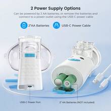 Nebuliser Machine, Portable Nebuliser For Adults,Handled Nebulizer For Home - White - View 6
