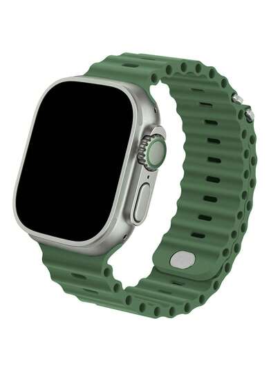 1pc Unisex Sports Ocean Style Watch Band Compatible With 49mm 46mm 45mm 44mm 42mm 41mm 40mm 38mm Series 10/9/8/7/6/5/4/3/2/1 Ultra SE