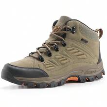 Men's Boots, Hiking Boots, Work Shoes, Anti-Puncture Safety Shoes, Thick Sole Non-Slip Sneakers, Men's Lace-Up Ankle Boots