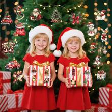 50Pcs Vintage Christmas Transparent Stickers Santa Claus Snowman Christmas Gifts Aesthetic Stickers Pack Cute Christmas Decorations PET Stickers Scrapbook Stickers Vinyl Waterproof Stickers For Water Bottle,Computer,Laptop,Phone,Luggage,Notebook,Fridge