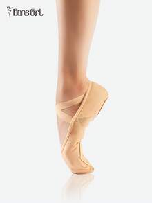 DonsGirl One Pair Of High Elastic Strong Wrapping Professional Ballet Shoes For Girls, Modern Dance Shoes, Classical Dance Shoes And Yoga Shoes - Brown - View 10