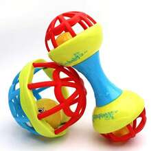 1/3 Children's Clock Hammer Toy, Smiling Face Design, Combination, Single Head & Double Head Clock Hammer, Training Ball, Children's Toy, Sleep Soothing Game, Interactive Toy - Multicolor - View 3