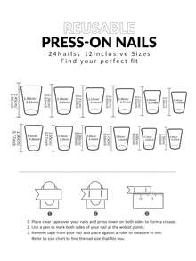 24片鸭子美甲贴纸，简约经典优雅黑色法式美甲，可卸可重复使用的亚克力美甲贴片，包含1个指甲锉和1瓶凝胶，适合女性和女孩日常美甲用品 - 黑色 - 查看 8