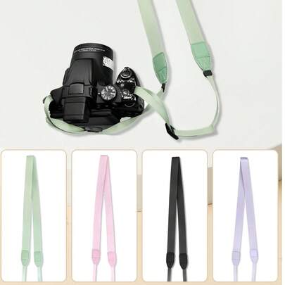 Adjustable Camera Shoulder Strap, Wrist Strap, Crossbody Strap For DSLR, Mirrorless Camera, Instant Camera, Minimalist Design, Shock Absorbing