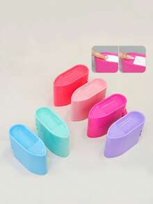 1 pieza Caja recicladora de polvo de brillo para sistema de inmersión, colector de polvo, contenedor brillante de lentejuelas y piedras, estuche de almacenamiento para manicura - Multicolor - Ver 6