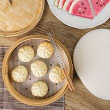 100-Pack 9 Inch Unbleached Steamer Liners, Perforated Parchment Paper Rounds For Air Fryer, Bamboo Steamer & Cooking - Non-Stick - Air Fryer Liners - 7.5 inches - View 2