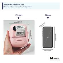 Marklife Marklife P50 Pro Bluetooth Label Maker Machine With Tape(1Roll/3Rolls), Wireless Label Printer, Versatile App With 100 Fonts And 1000+ Icons, Inkless Labeler For Home, Kitchen, School, Office Organization, White