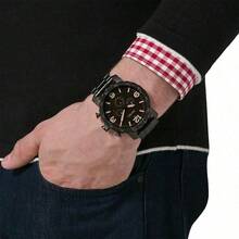 Fossil ساعة كوارتز يومية أنيقة بتصميم بسيط للرجال JR1356 من فوسيل