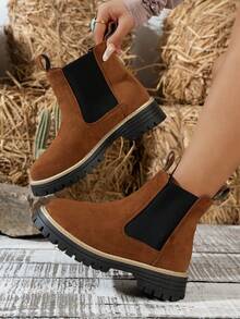 Black Velvet Women's Ankle Boots, Suitable For 11 Holidays Lace-Up Round Toe Casual Sneakers, Synthetic Leather Upper, Fabric Lining And Insole, Suitable For All Seasons Fashion Streetwear Style, Ideal Gift