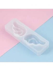 1pc Resin/Silicone Feather Design Mold, DIY Handcraft Suitable For Baking, Jewelry Making, Keychain, And Garment Decoration - White - View 10