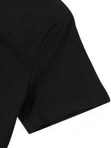 Camiseta gótica con corazón interior gótico - Negro - Ver 4