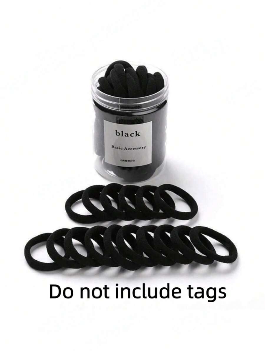 Canned Headband For Girls, Basic High Elasticity Hair Tie Rope, No Damage To Hair Ponytail Headband,Ponytail Holders ,Hair Elastics ,Hair Rubber Bands ,Scrunchies ,Hair Rope