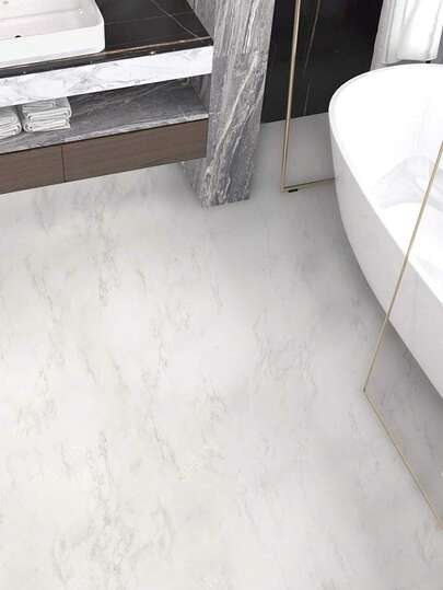 Roll, Glossy Marble Wallpaper, Ceramic Tile Vloer Stickers/3d Wand Stickers, Self Adhesive PVC Waterproof Oil Proof, Ceiling Tiles DIY ation Wallpaper Rolls, Living Room, Kitchen, Bedroom Home Bathroom view 8