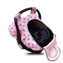 DODO NICI Infant Car Seat Cover-Breathable & Cozy Canopy For Infant Carriers Machine Washable With Dotted Minky - Multicolor - View 6
