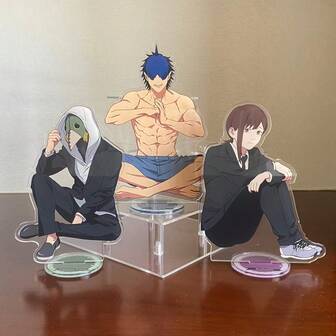 动漫15cm亚克力立人模型牧马人亚希天使雷泽电次桌面书架摆件粉丝礼物