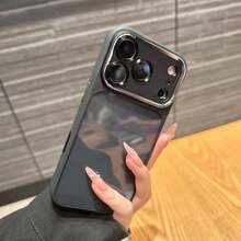 【よく売れる】I99 革新的AIカメラキー対応 i Phone 17 Pro Max カバー, 高度な フロスト仕上げ 360 ° カメラガード付き, i Phone 16 Pro/14 Pro/15/13/12 エリートエディション専用衝撃吸収ケース, モバイルセキュリティ, デバイス安全, 洗練されたデザイン, プレミアムルック, 強化エッジ, 高品質仕上げ, 衝撃吸収カバー, スマートフォン所有者, i Phoneユーザー向け - ブラック - チェックする 1