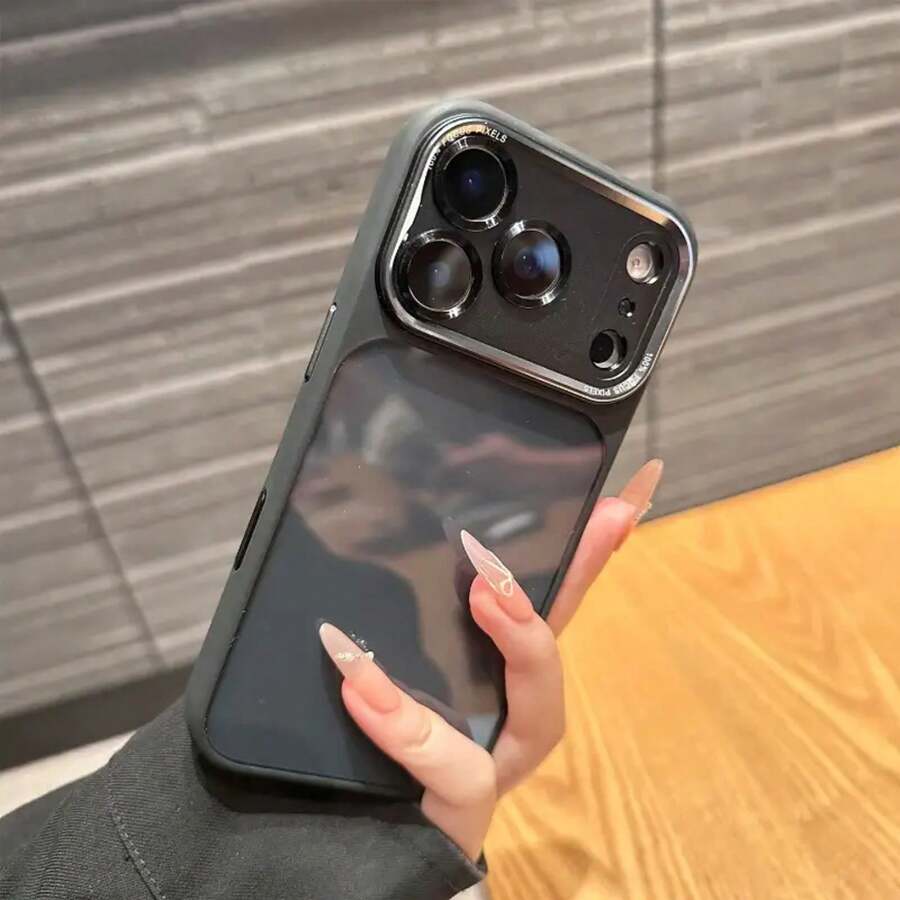 【よく売れる】I99 革新的AIカメラキー対応 i Phone 17 Pro Max カバー, 高度な フロスト仕上げ 360 ° カメラガード付き, i Phone 16 Pro/14 Pro/15/13/12 エリートエディション専用衝撃吸収ケース, モバイルセキュリティ, デバイス安全, 洗練されたデザイン, プレミアムルック, 強化エッジ, 高品質仕上げ, 衝撃吸収カバー, スマートフォン所有者, i Phoneユーザー向け - ブラック - チェックする 1