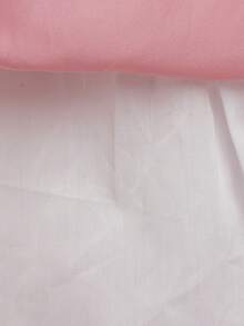 少女圆领亮片蝴蝶结薄纱优雅长裙，适合正式场合、花童婚礼等，不含头饰 - 藕粉色 - 查看 10