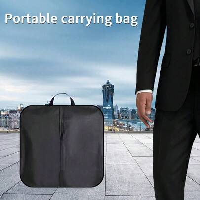 2X Foldable Suit Cover Bag Travel Garment Carrier Bag Coat Clothes Protector Hanging Storage Bag