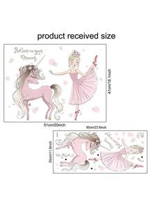 Cute Cartoon Mermaid Jellyfish Starfish Balloon Wall Stickers For Kids Room Decor Bedroom Living Room Home Decoration Wall Decals - Multicolor - View 10