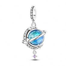 Suministros para hacer joyas, accesorios con diseños de estrella, luna y planeta para proyectos de manualidades de pulseras y colgantes para mujeres