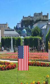 HOOSUN Garden Flag Stand,Sturdy Garden Flag Holder Pole For Outside House,Yard Flags Holder With One Tiger Clip,Yard Banner Pole For Holiday Flags Decorations Outdoor Lawn - ColorA - View 3