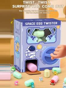 Bambini Sorpresa Uovo Twist Distributore Automatico Bambola, Gru Macchina, Mini, Bambola Twist Macchina, Peluche Bambola Gru Macchina Twist Uovo Regalo, Regalo di Compleanno, Ognissanti, Per Ragazzi e Ragazze (I colori degli accessori vengono inviati casualmente, la misurazione manuale può avere leggere deviazioni)