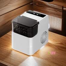 MáQuina Para Fabricar Hielo, PequeñA MáQuina Para Fabricar Hielo De Escritorio Totalmente AutomáTica, OperacióN Simple, Velocidad RáPida Para Fabricar Hielo, MáQuina Para Hielo, MáQuina De Hacer Hielo, FabricacióN RáPida De Hielo, Simple Y Hermosa, FáCil De Operar, La Mejor OpcióN Para Los Amantes Del Hielo, Adecuada Para Las Necesidades Diarias De Bebidas Del Hogar, Adecuada Para El Hogar, La Tienda, La Escuela, El Campamento, Los Viajes (Blanco) - Blanco - Ver 12