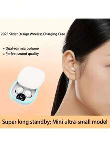 2026 Ultra-Compact Wireless Earbuds - Suitable For Sports, Sleep, Work, Classroom - Invisible Design, Powerful Bass - Black, White, Beige - Suitable For Daily Use - Perfect Gift For Students And Fitness Enthusiasts - Multicolor - View 10