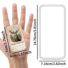 50 قطعة من علامات الهدايا الفاخرة للعيد المجيد مع حبل الكتان - ملصقات عطلة لتغليف الهدايا، أكياس الحلوى، ديكورات الحفلات - علامات هدايا معلقة، إكسسوارات عيد الميلاد، ديكورات عيد الميلاد، بيجامات عيد الميلاد، هدايا عيد الميلاد، ديكور عيد الميلاد