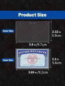 [Transparent Card Holder] Adopts A Special Thin Offset Opening Design, Enabling Easy Insertion And Removal Of Cards. It's Super Convenient For Storing IDs Or Cards, Offering A Hassle - Free Using Experience.