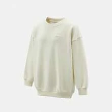 Teen Boy Nike NSW Club FLC Oversized Crew LBR Sweatshirt FD2923-047 - Beige - View 1