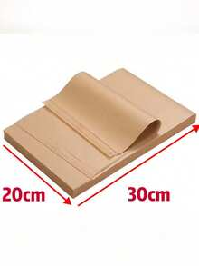 100 张 20x15 英寸烘焙纸、重型烘焙纸、未漂白不粘纸，适用于空气炸锅、烧烤、蒸煮面包蛋糕和包装食物