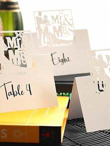 Pegatina con nombre de boda, pegatina con nombre personalizado/pegatinas de boda, letras de vinilo con lámina personalizada, pegatina con nombres de invitados, pegatina de tarjeta de lugar, pegatina de tarjeta de lugar, etiquetas de boda, pegatina de tarjeta de lugar de mesa, número de mesa con nombre de invitado, favor de fiesta - Multicolor - Ver 5