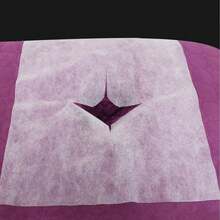 100pcs/Pack Disposable Non-Woven Massage Bed Hole Towels, Thick Pad Towels For Beauty Salon, Massage, Spa - Multicolor - View 3